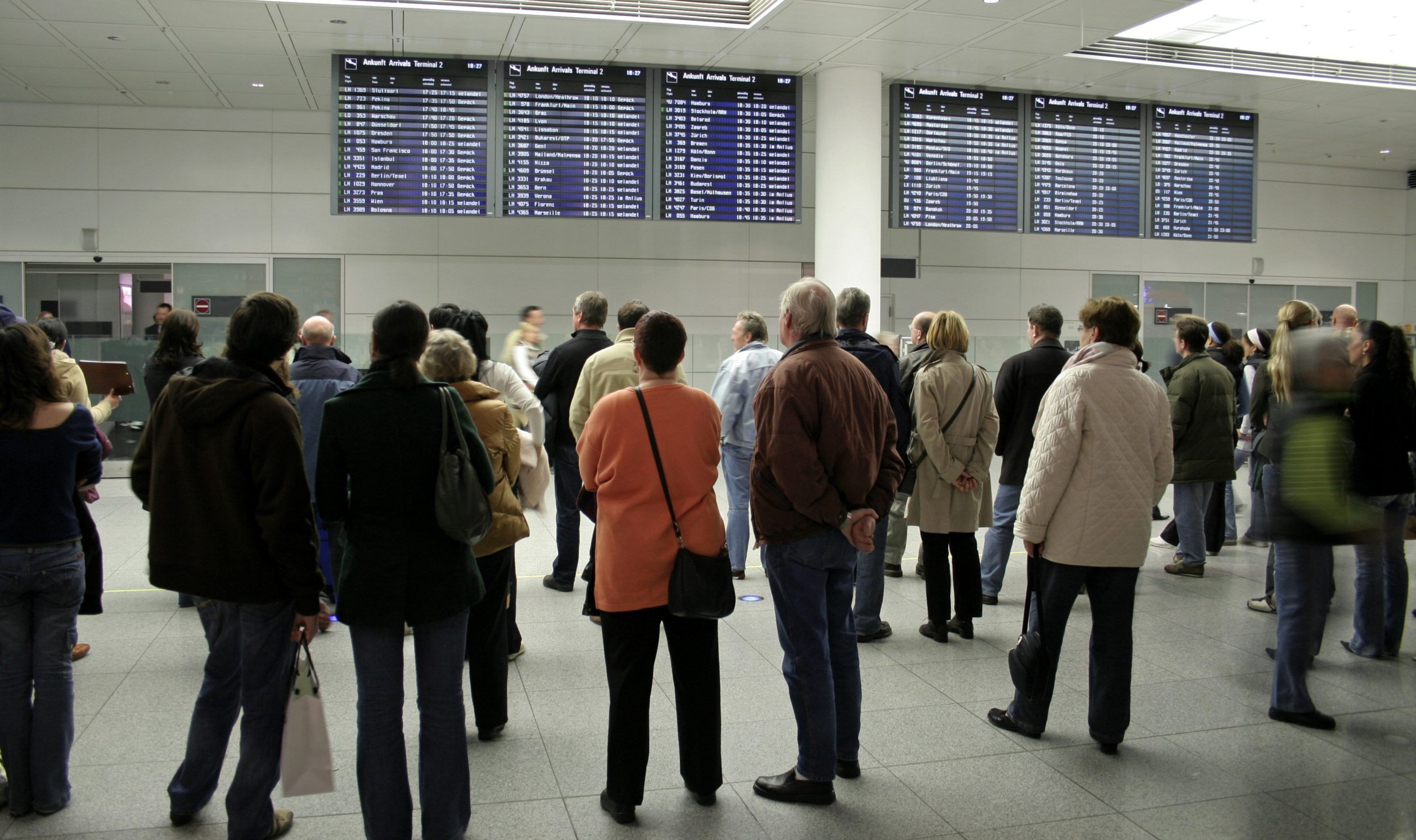 busy airport