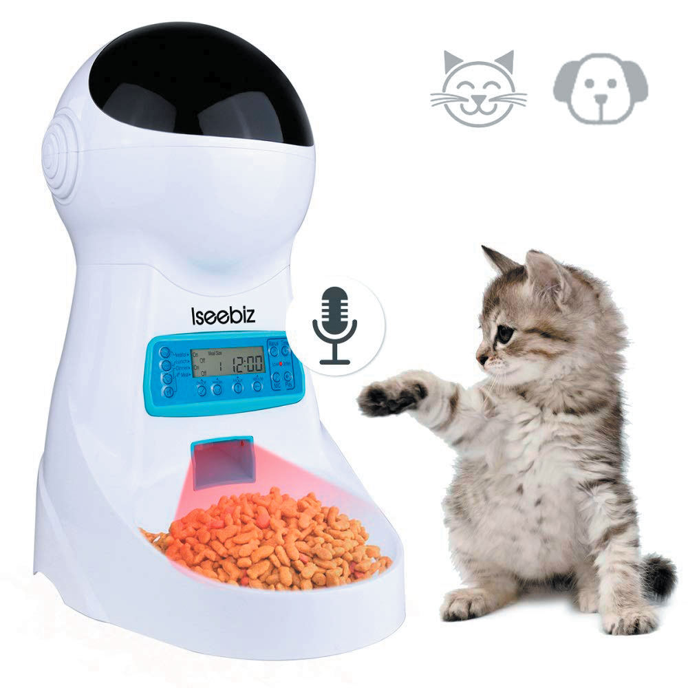 Iseebiz cat hotsell feeder portion sizes